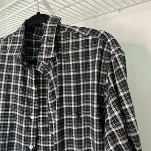 Polo Ralph Lauren Black Plaid Button Down